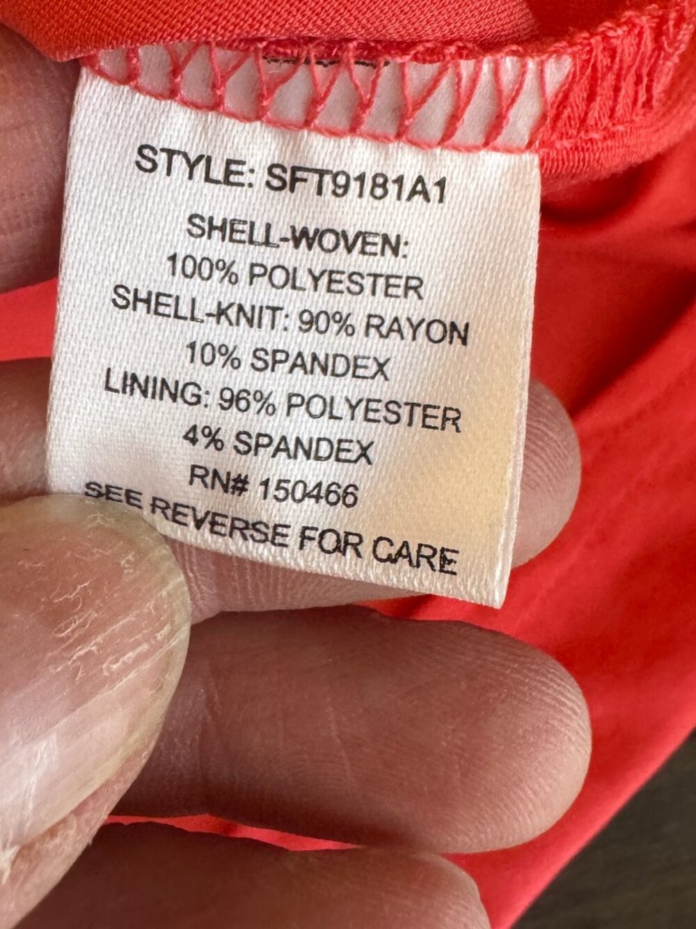 New Market & Spruce Ezide Sleeveless Blouse in Textured Coral - Picture 7 of 10